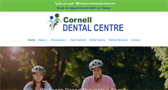 Desktop Screenshot of cornelldentalcentre.com